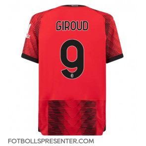 AC Milan Olivier Giroud #9 Hemma Matchtröja 2023-24 Kortärmad